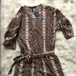 BCBGMAZAZRIA “SPENCE” ROMPER NWT